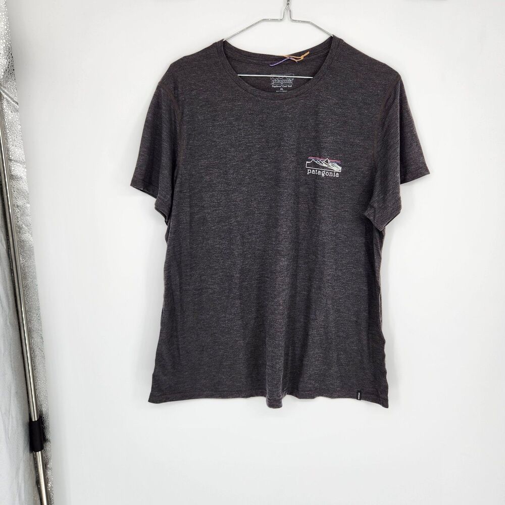 Patagonia Women's XL Ink Black Cap Cool Trail Shirt NWT StrataPeaks